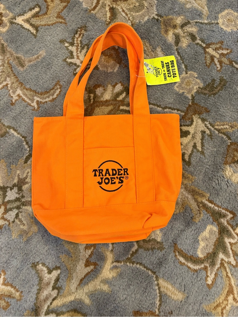 Trader Joe's Mini Canvas Tote Bag
